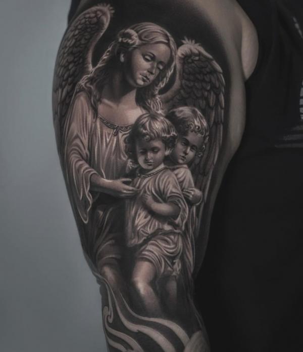 70 Guardian Angel Tattoo Ideas With Meaning