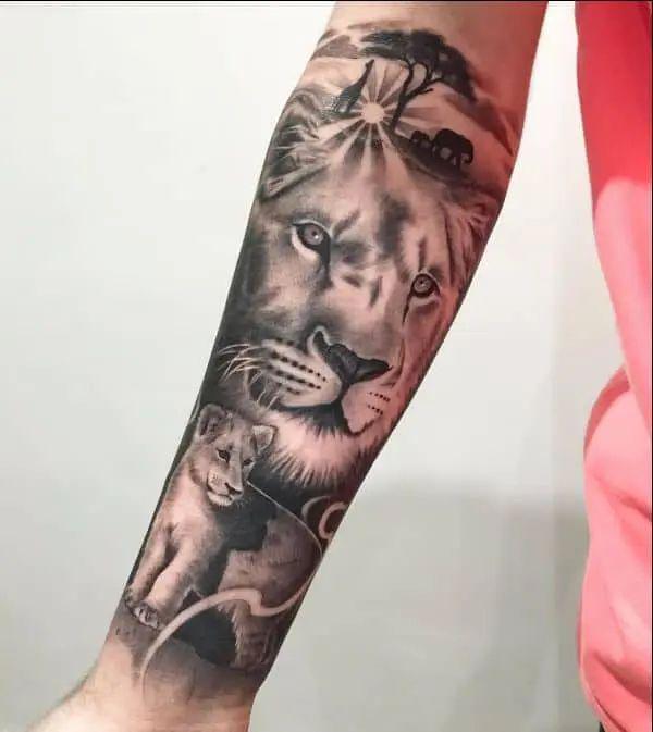 80 Stunning Lion King Tattoo Designs