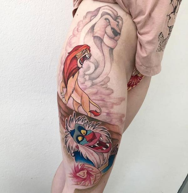 80 Stunning Lion King Tattoo Designs