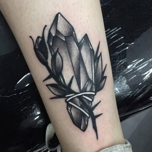 60 Sparkling Crystal Tattoo Ideas for Every Style