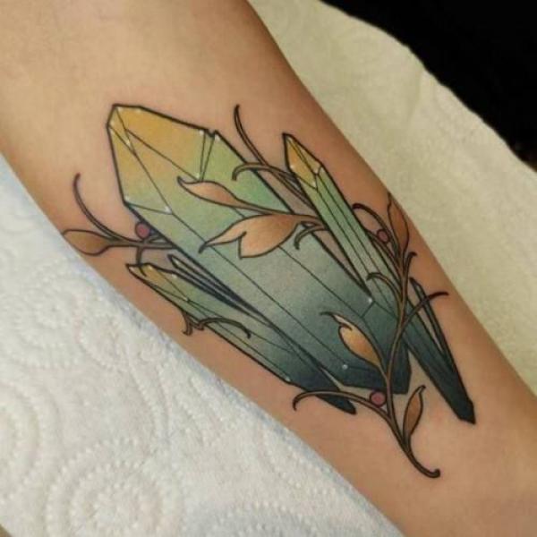 60 Sparkling Crystal Tattoo Ideas for Every Style