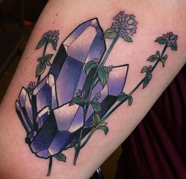 60 Sparkling Crystal Tattoo Ideas for Every Style
