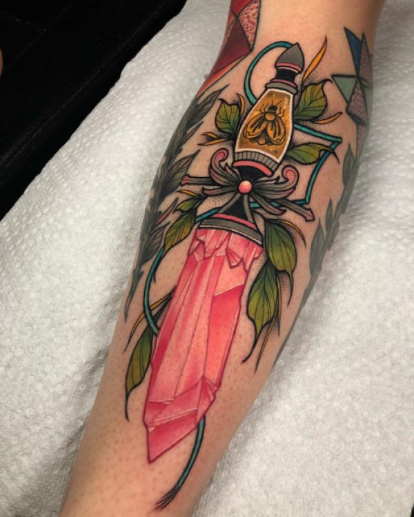 60 Sparkling Crystal Tattoo Ideas for Every Style