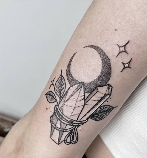 60 Sparkling Crystal Tattoo Ideas for Every Style