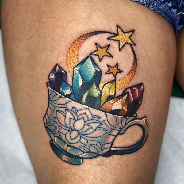 60 Sparkling Crystal Tattoo Ideas for Every Style