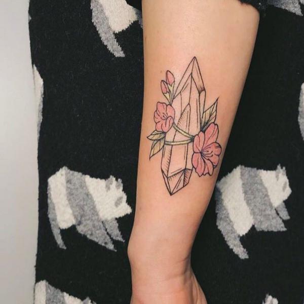 60 Sparkling Crystal Tattoo Ideas for Every Style