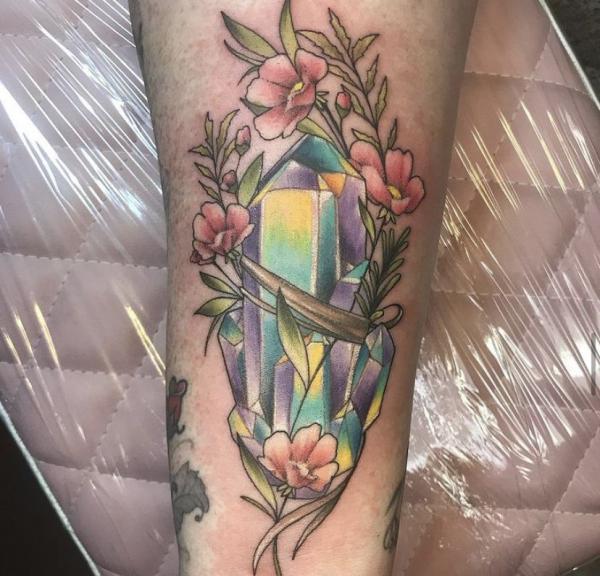 60 Sparkling Crystal Tattoo Ideas for Every Style