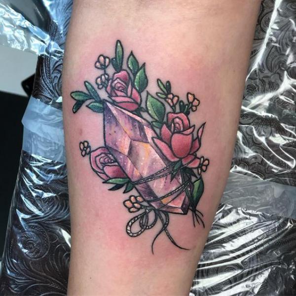 60 Sparkling Crystal Tattoo Ideas for Every Style