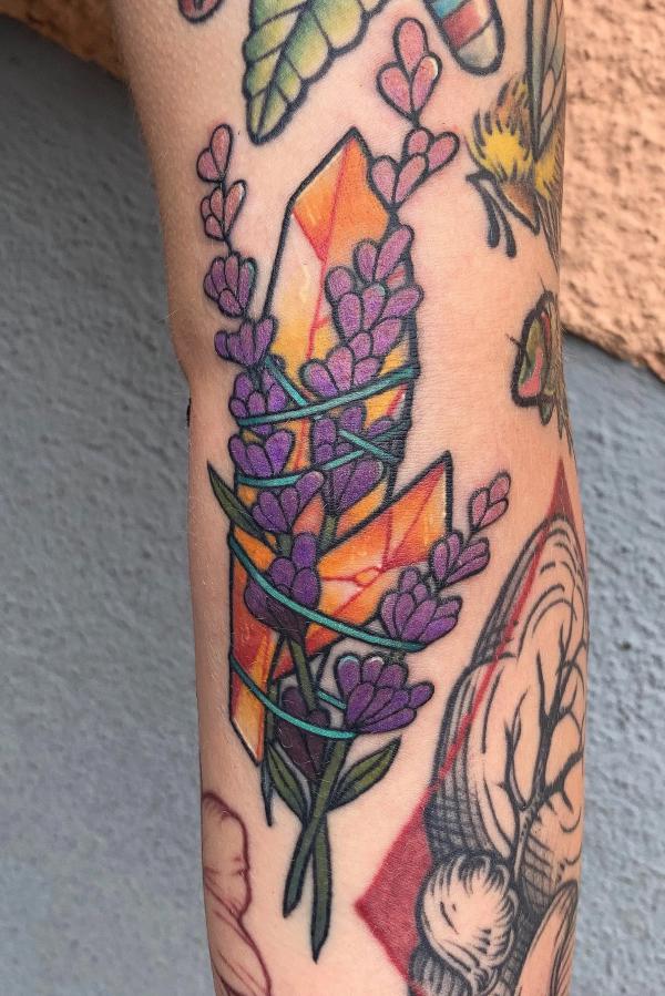60 Sparkling Crystal Tattoo Ideas for Every Style
