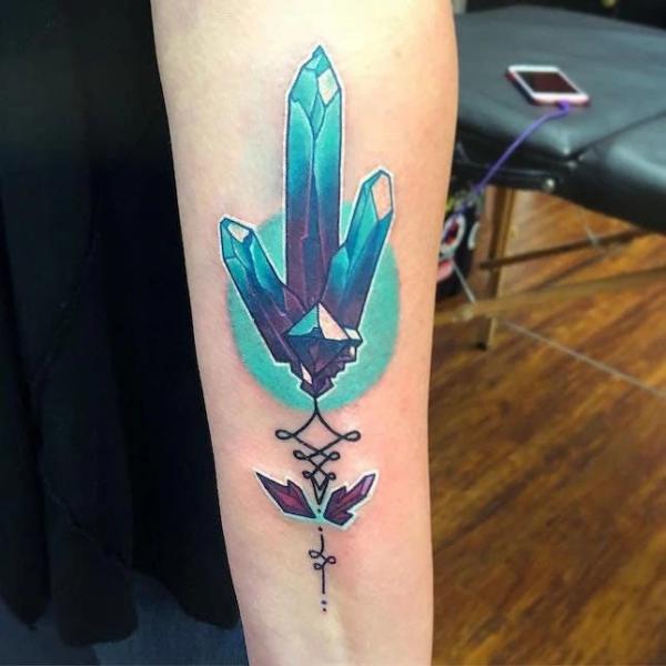 60 Sparkling Crystal Tattoo Ideas for Every Style