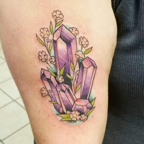 60 Sparkling Crystal Tattoo Ideas for Every Style