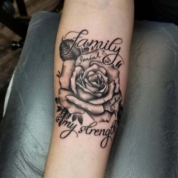 30 Captivating Black and White Rose Tattoo Designs