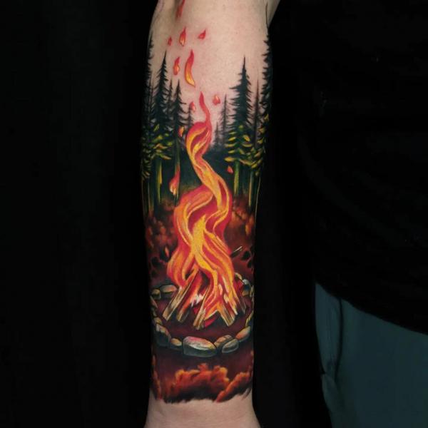 105 Flame Tattoo Designs That Spark Your Creativity