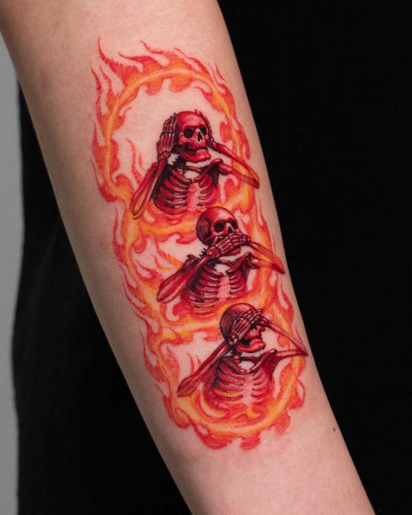 105 Flame Tattoo Designs That Spark Your Creativity