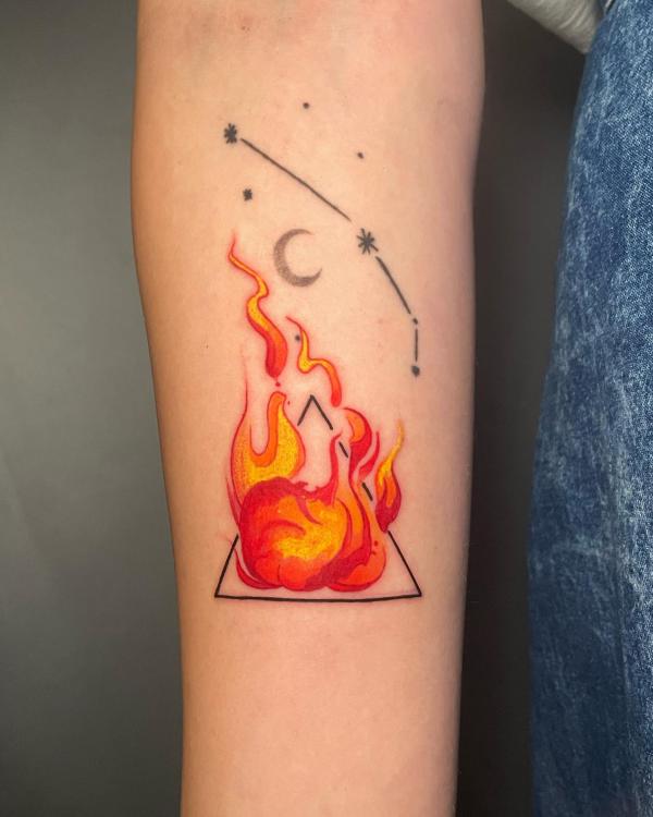 105 Flame Tattoo Designs That Spark Your Creativity