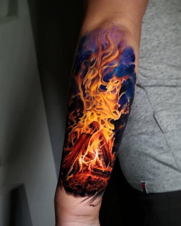 105 Flame Tattoo Designs That Spark Your Creativity