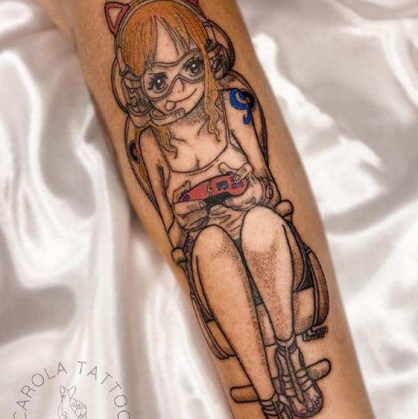 20 Inspiring Nami Tattoo Designs from One Piece