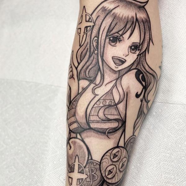 20 Inspiring Nami Tattoo Designs from One Piece