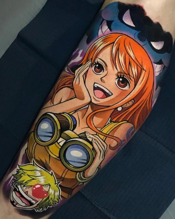 20 Inspiring Nami Tattoo Designs from One Piece