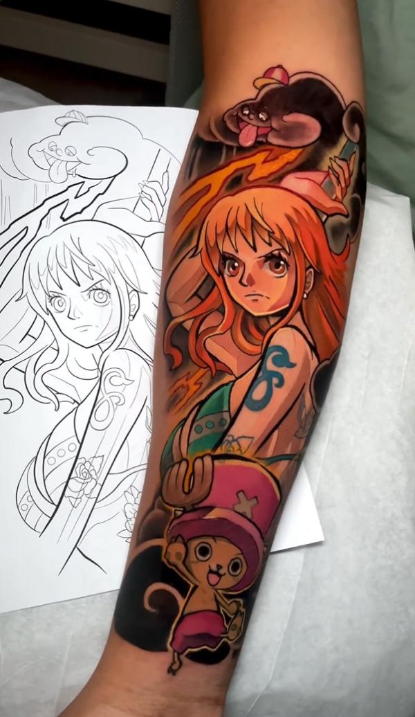 20 Inspiring Nami Tattoo Designs from One Piece