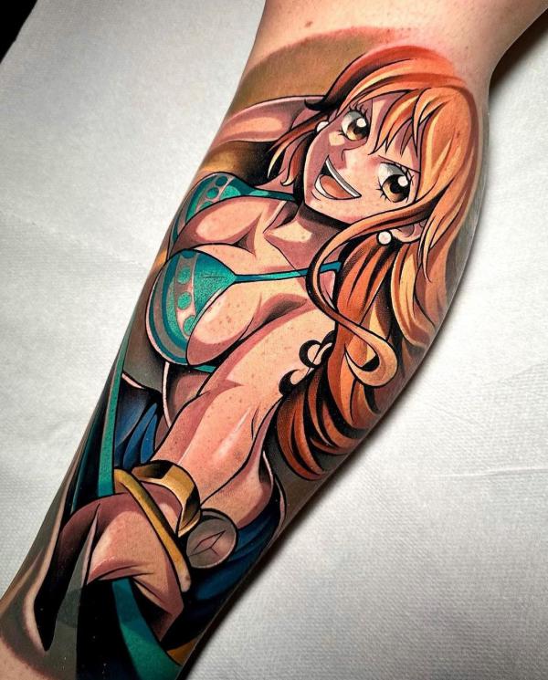 20 Inspiring Nami Tattoo Designs from One Piece
