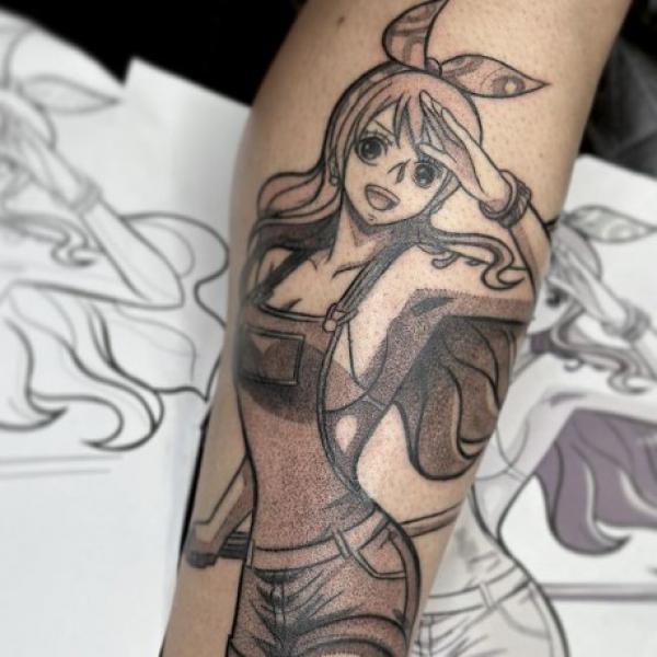 20 Inspiring Nami Tattoo Designs from One Piece