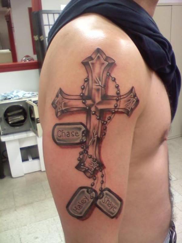 50 Dog Tag Tattoo Designs to Honor Your Heroes