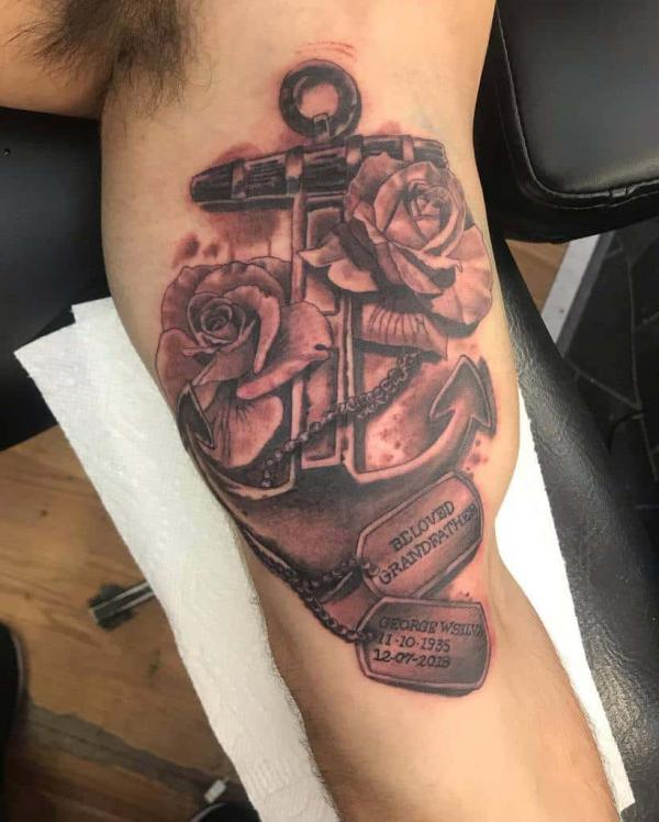 50 Dog Tag Tattoo Designs to Honor Your Heroes