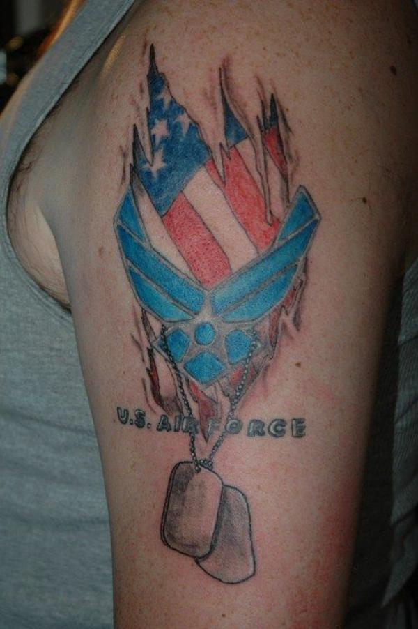 50 Dog Tag Tattoo Designs to Honor Your Heroes