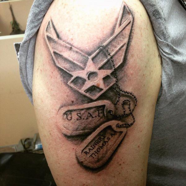 50 Dog Tag Tattoo Designs to Honor Your Heroes