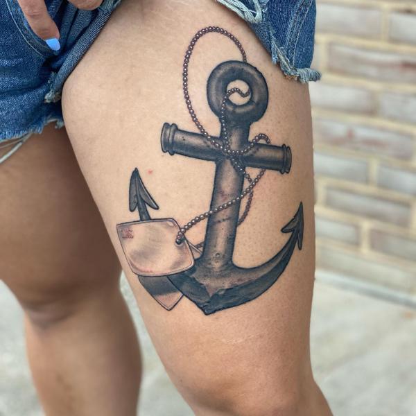 50 Dog Tag Tattoo Designs to Honor Your Heroes