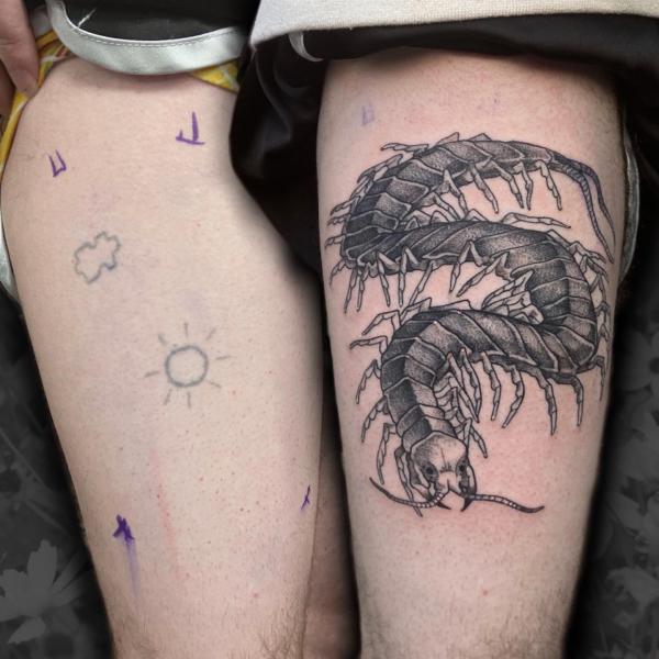 60 Centipede Tattoo Designs With Meaning