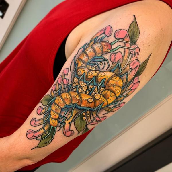 60 Centipede Tattoo Designs With Meaning