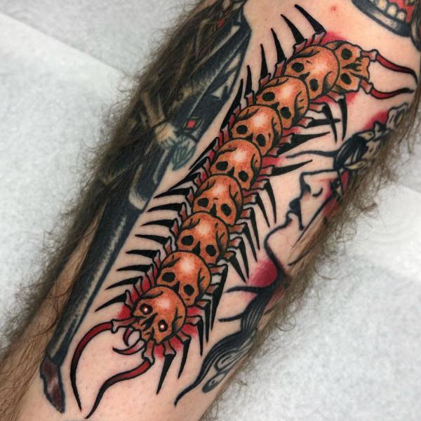 60 Centipede Tattoo Designs With Meaning