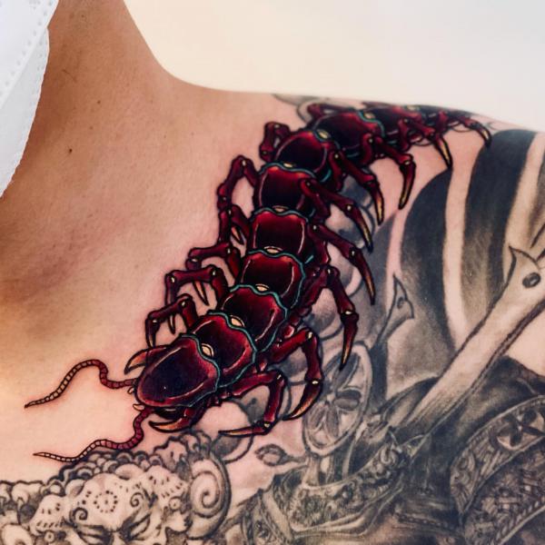 60 Centipede Tattoo Designs With Meaning