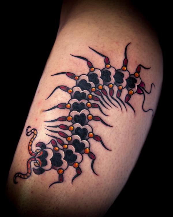 60 Centipede Tattoo Designs With Meaning