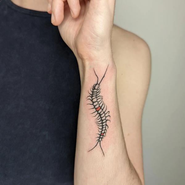 60 Centipede Tattoo Designs With Meaning