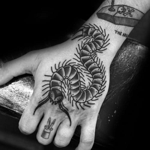 60 Centipede Tattoo Designs With Meaning