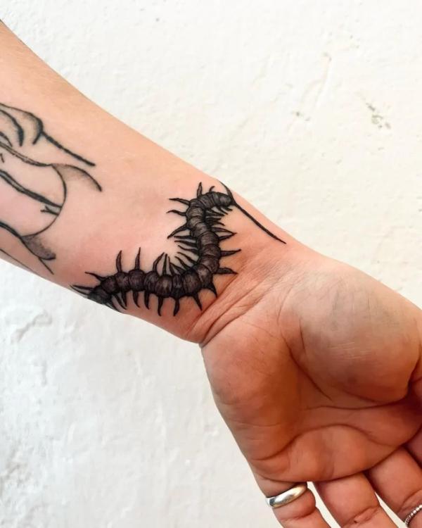 60 Centipede Tattoo Designs With Meaning