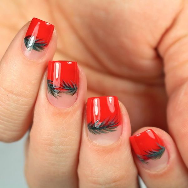 Red and Black Nail Art - A Bold and Stylish Statement
