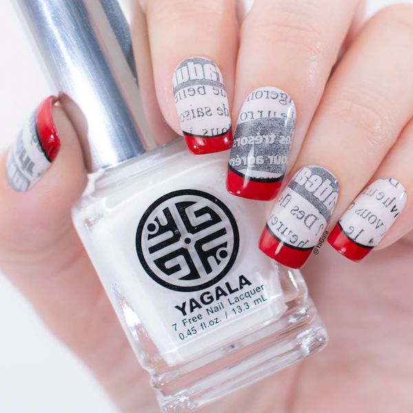 Red and Black Nail Art - A Bold and Stylish Statement