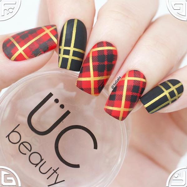 Red and Black Nail Art - A Bold and Stylish Statement