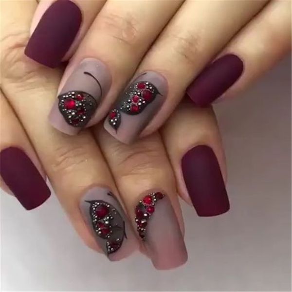 Red and Black Nail Art - A Bold and Stylish Statement