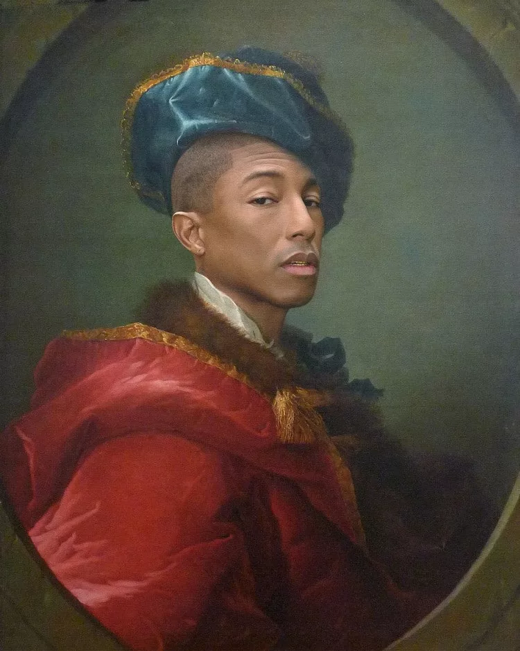 French Artist Kyès’ transformed Modern Celebrities to Classical Portraits