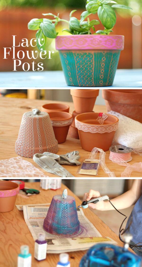 40+ DIY Flower Pot Ideas