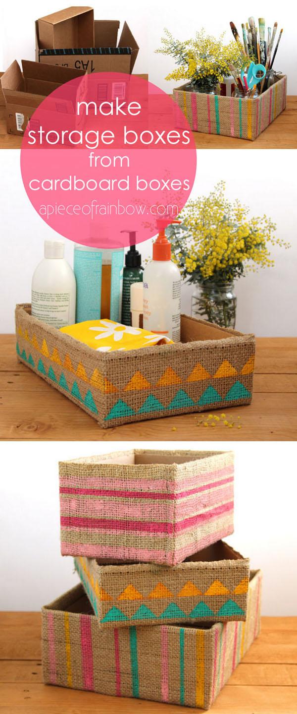 20 Brilliant DIY Storage Box Ideas