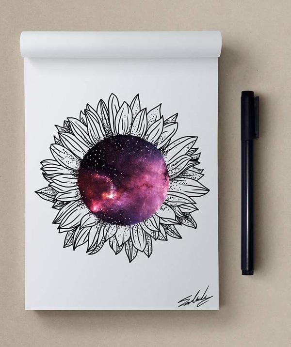 Stars Themed Illustrations by Muhammed Salah