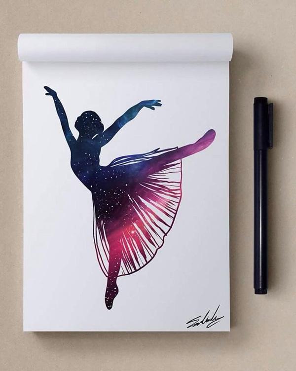Stars Themed Illustrations by Muhammed Salah