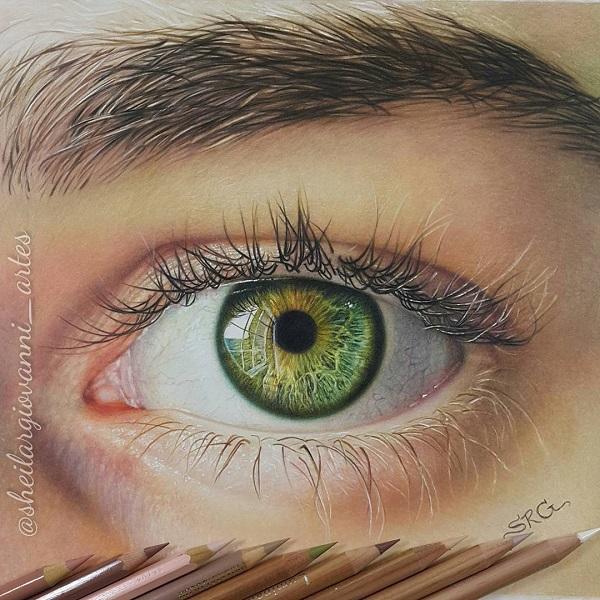 Realistic Pencils Art by Sheila R Giovanni