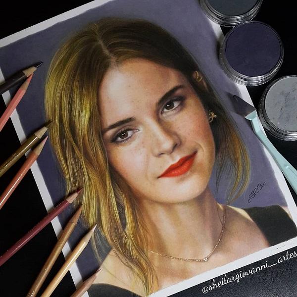 Realistic Pencils Art by Sheila R Giovanni